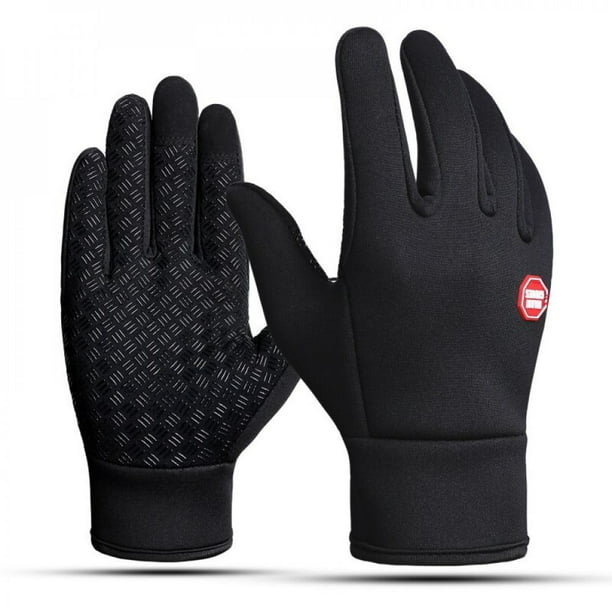 Water Resistant Fleece Details about  / Thermal Winter Cycling Gloves for Unisex,Touch Screen